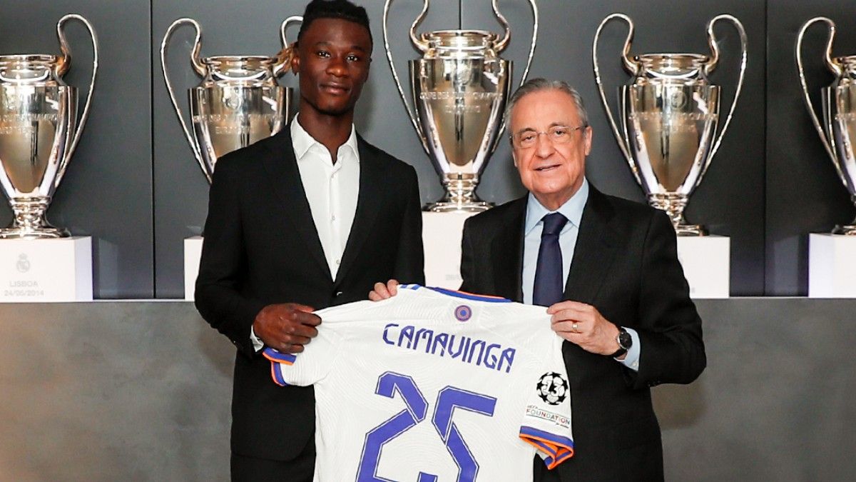Camavinga firma con el Real Madrid
