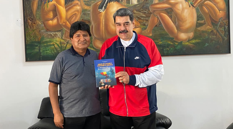 Evo Morales visitó a Nicolás Maduro - noticiacn