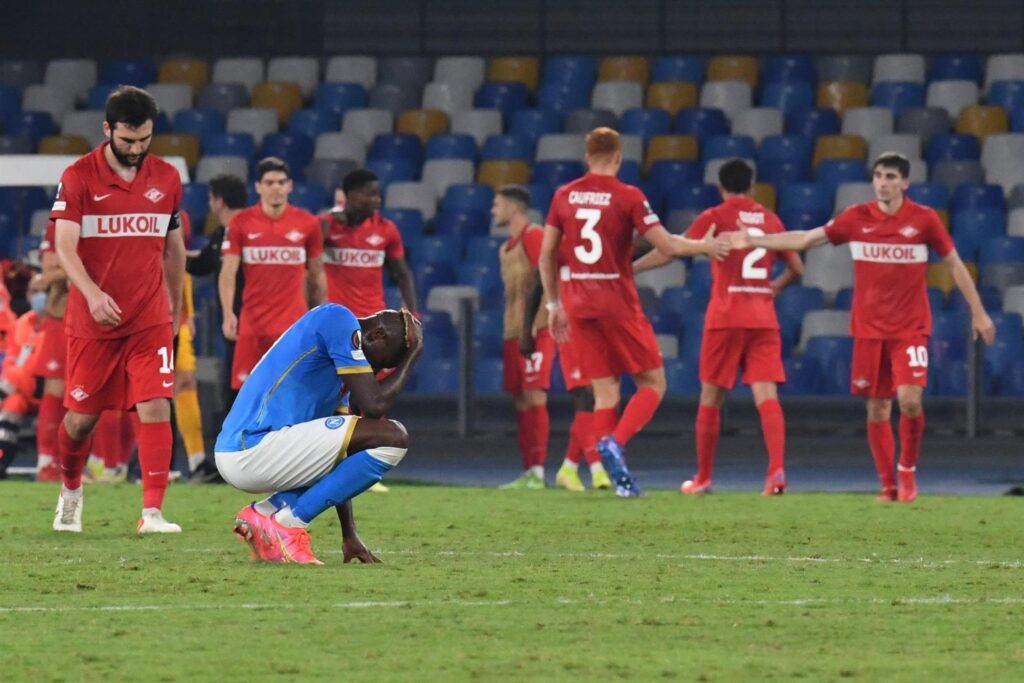 Nápoles cayó ante Spartak - noticiacn