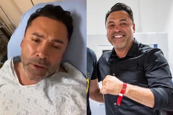Óscar de La Hoya y es hospitalizado