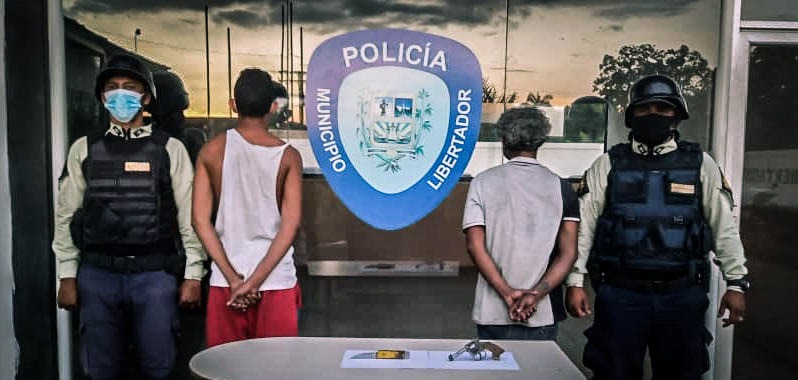 Policía de Libertador banda El Goajiro