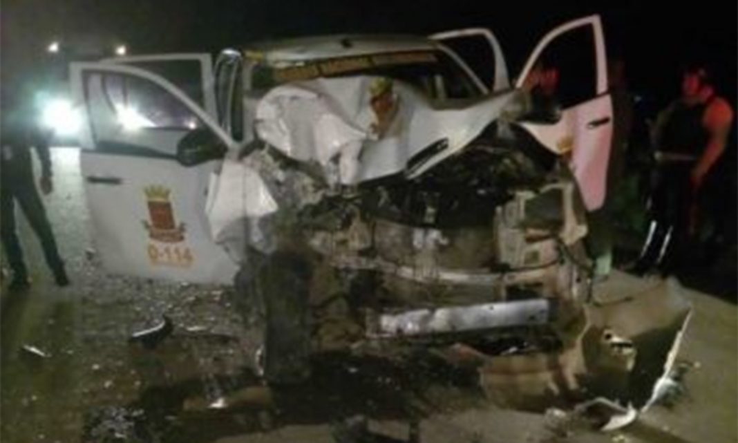 Choque entre camionetas en Perijá - ACN