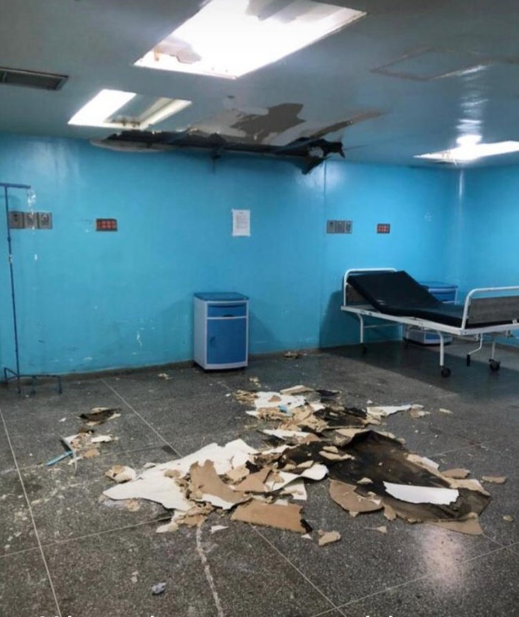 Se cae Techo Hospital en Guárico - ACN