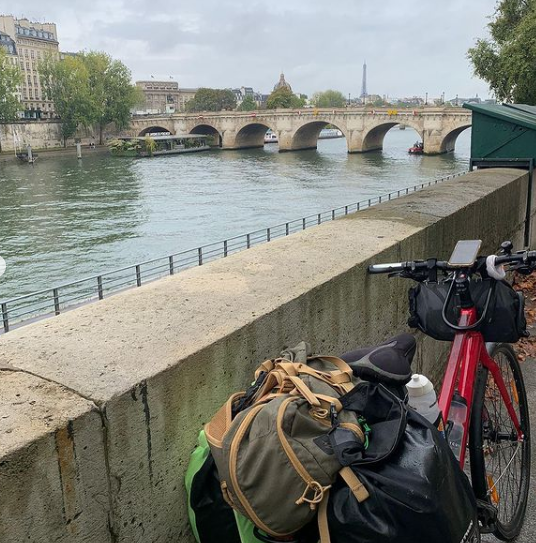 Venezolana continúa pedaleando en Europa. Foto: Redes