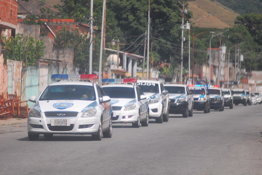 Dispositivo de seguridad policial y militar en Bárbula. Foto: Gobernación de Carabobo