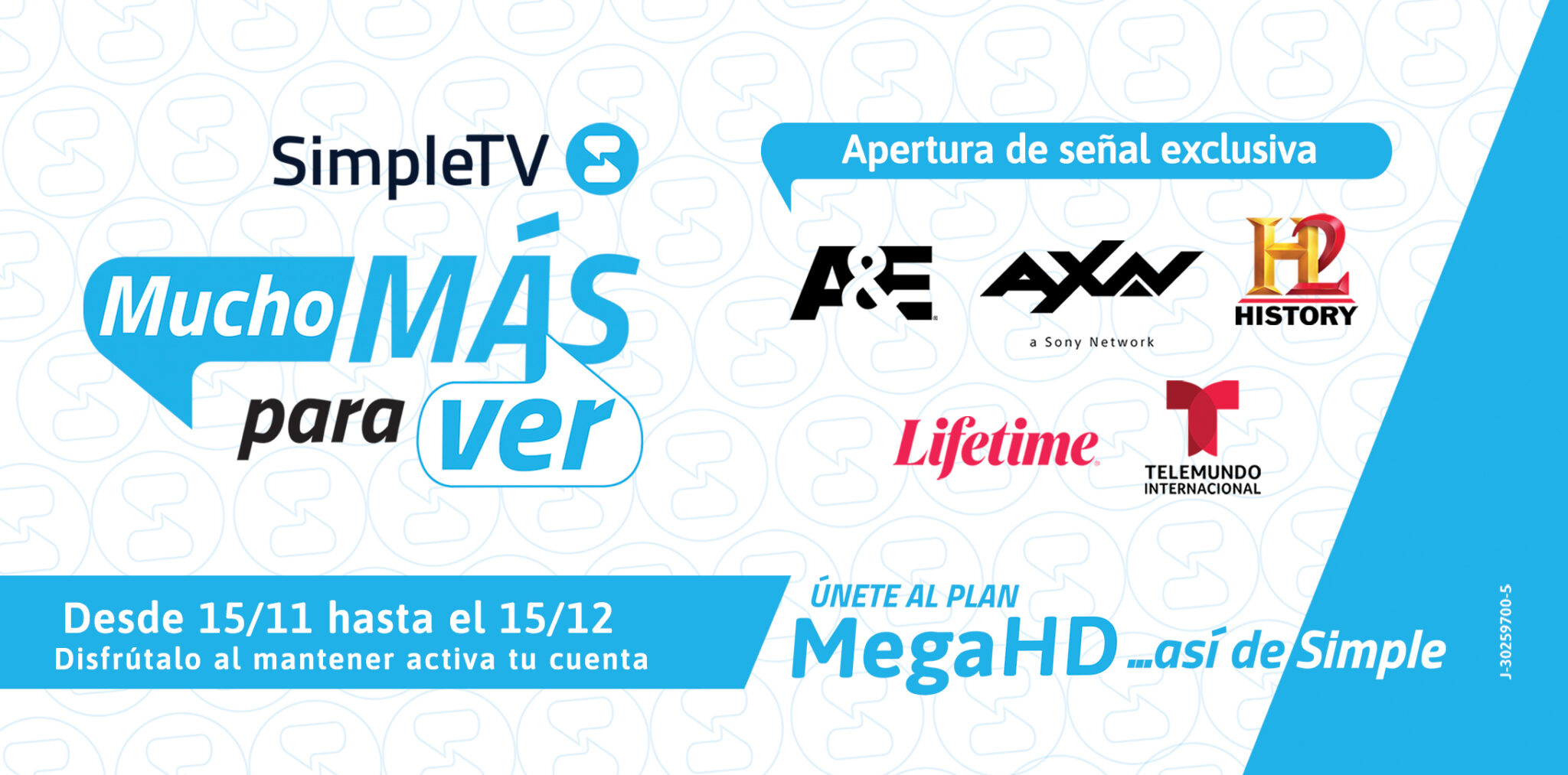 Simple TV abre señal 5 canales - ACN