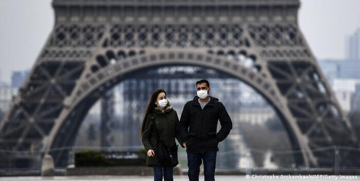 Uso obligatorio de la mascarilla en París