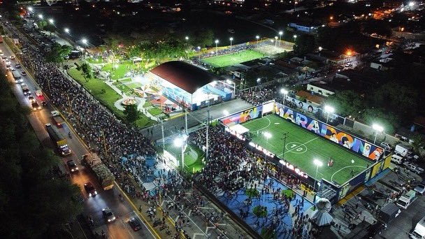 Lacava inauguró Polideportivo Diego Maradona- acn