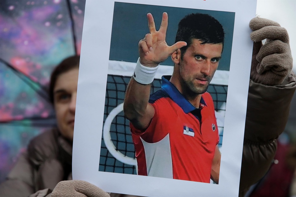 Djokovic completó segunda sesión - noticiacn