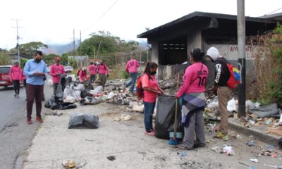 Limpieza en Aldea Bolivariana