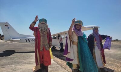 Los Reyes Magos aterrizaron en el Aeroclub - noticiacn