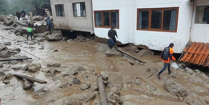 Machu Picchu inundado