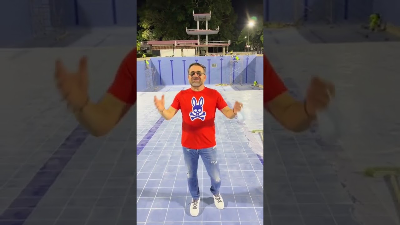Remodelación en piscinas del Misael Delgado