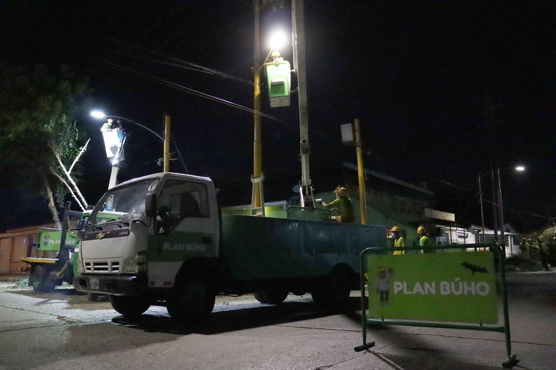Iluminación poda avenida Uslar- acn