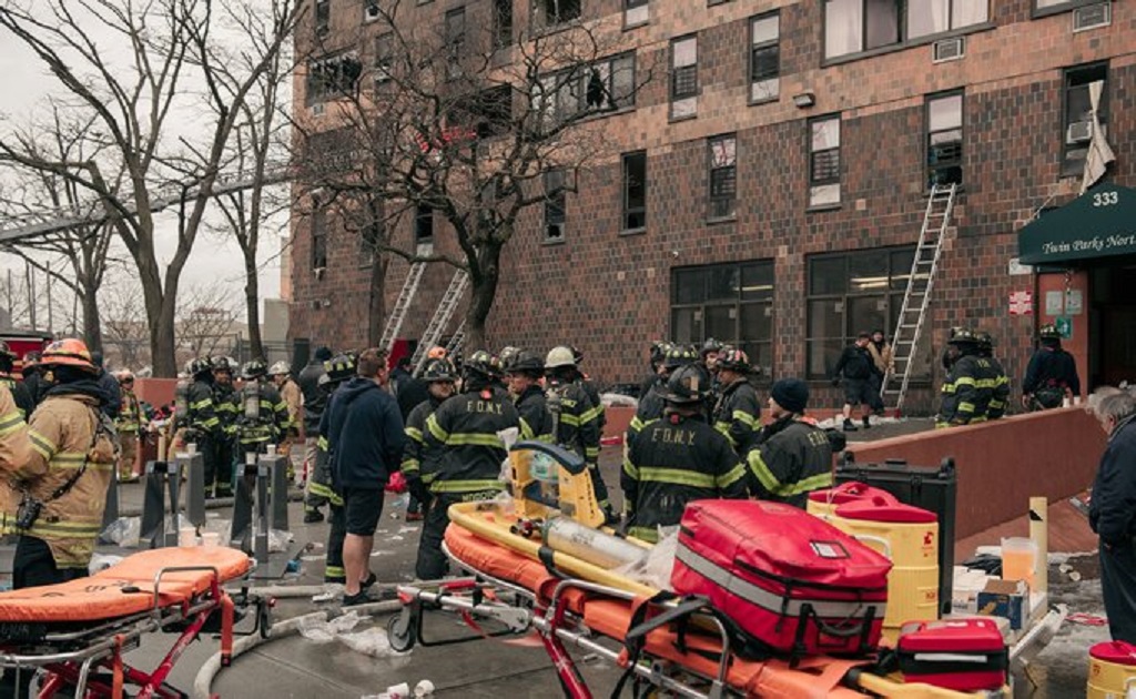 Trágico incendio en Nueva York - noticiacn