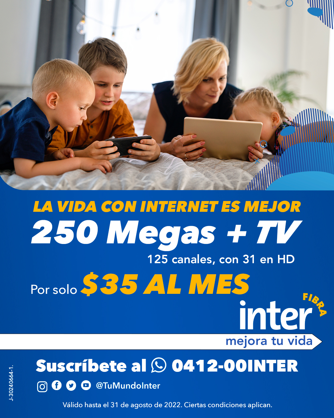 Inter fibra óptica