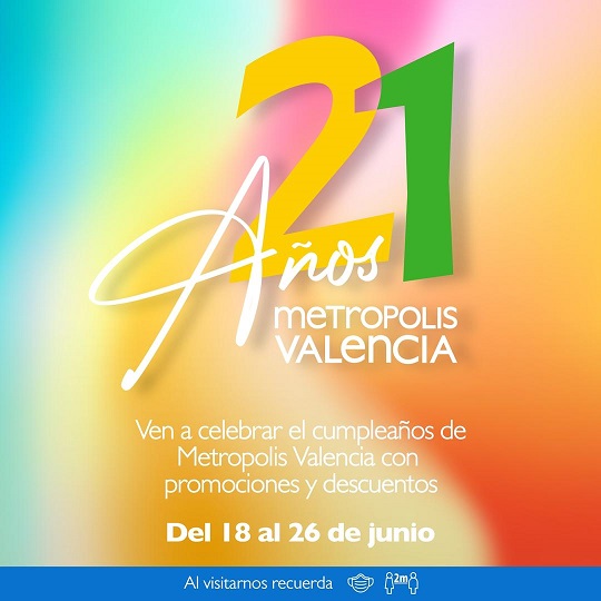 Metropolis Valencia aniversario