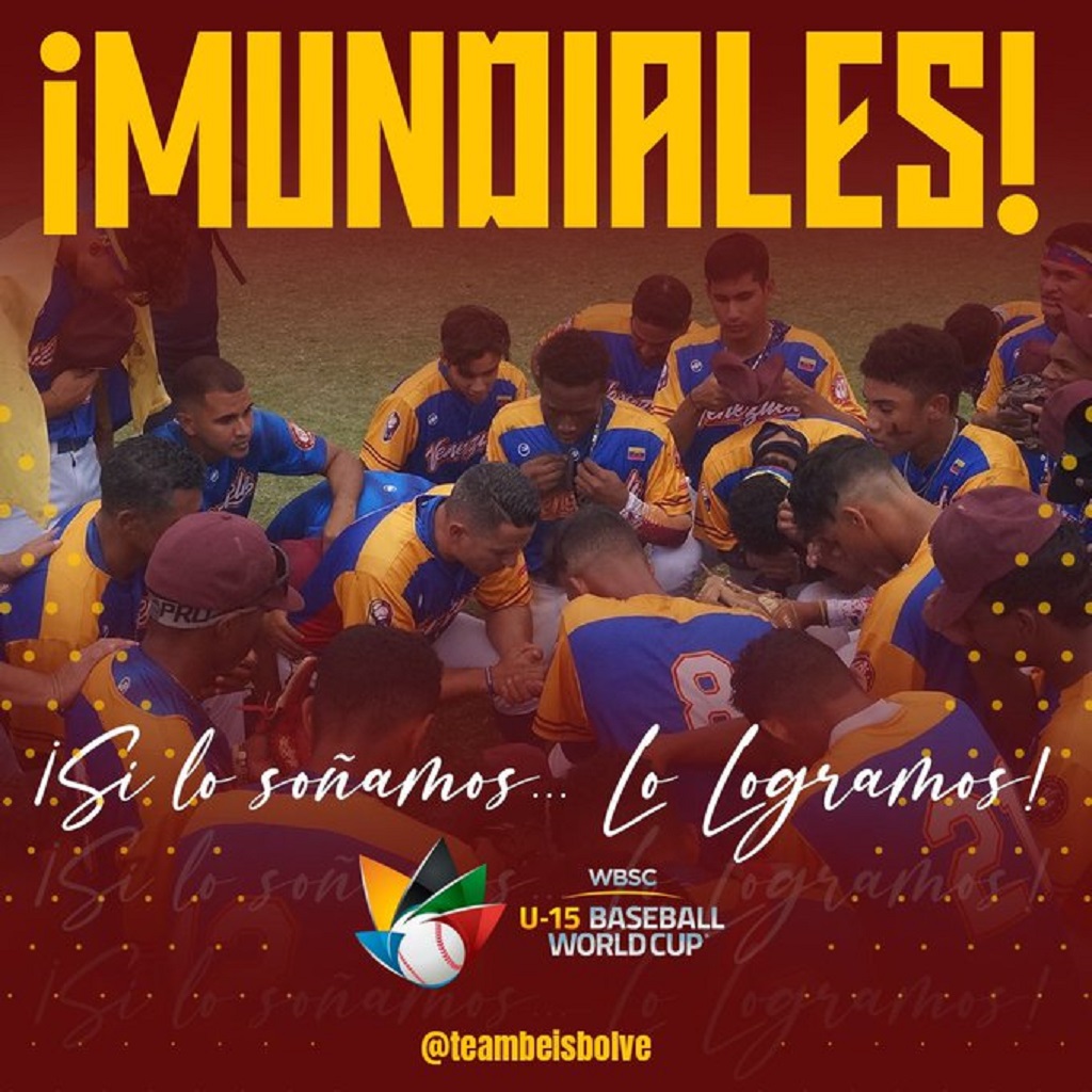 Venezuela clasificó al Mundial U15 - noticiacn