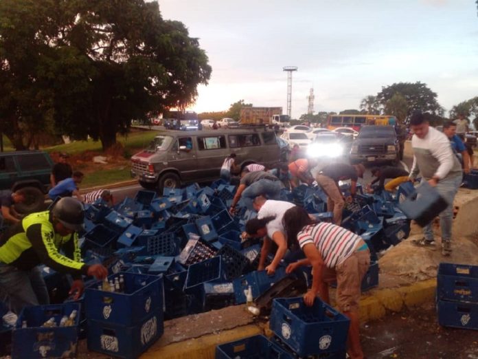 gandola se volcó en San Blas