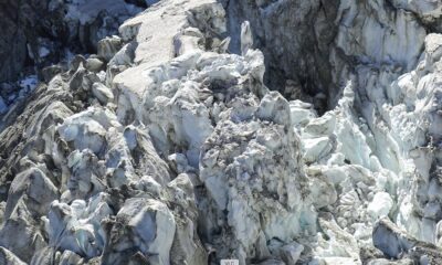 desprendimiento de glaciar en Italia