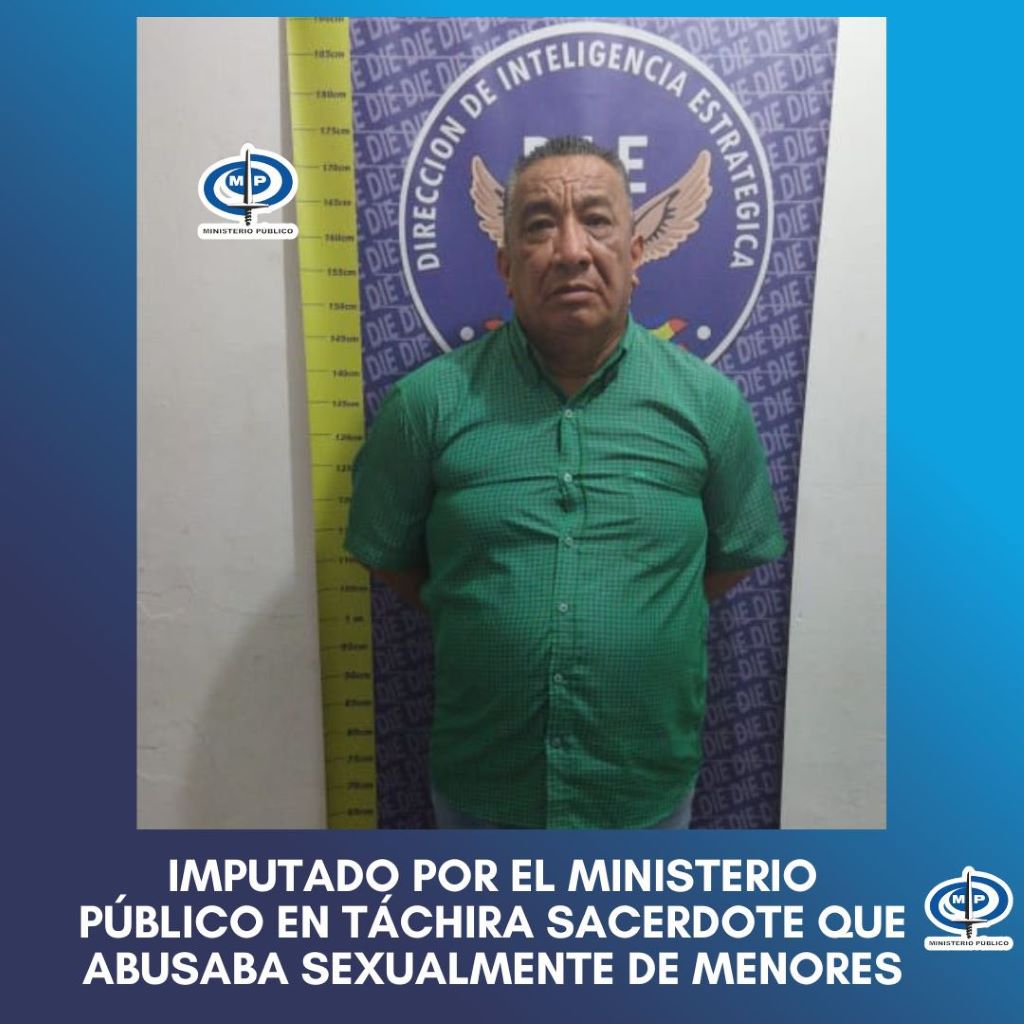 Imputan a sacerdote en Táchira - noticiacn