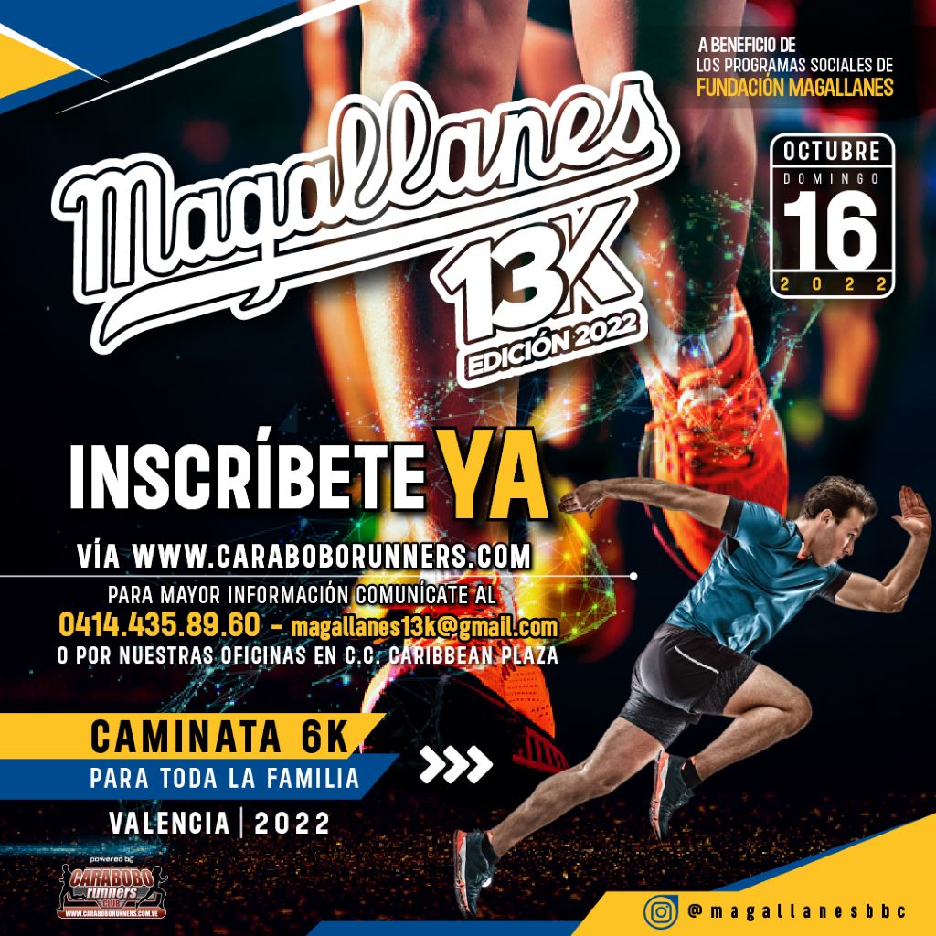 Magallanes realizará carrera 13K y caminata 6K - noticiacn
