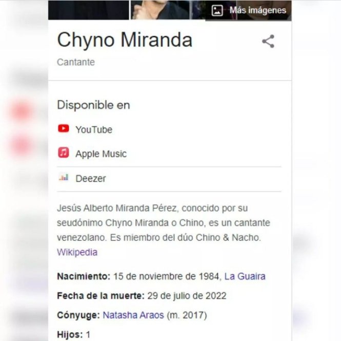 Desmienten muerte de Chyno Miranda - noticiacn