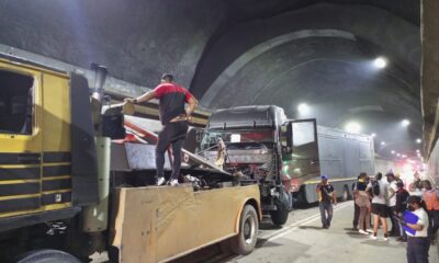 choque-vehículo-carga-túnel-la-cabrera