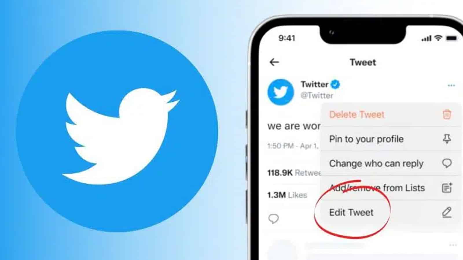 Botón editar Twitter