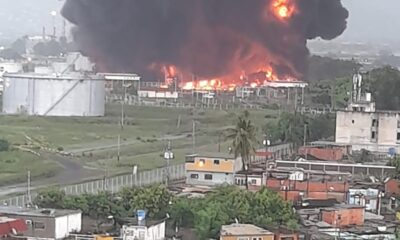incendio refinería Puerto La Cruz - acn