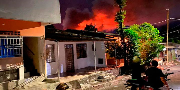 Explosión de gas en Colombia
