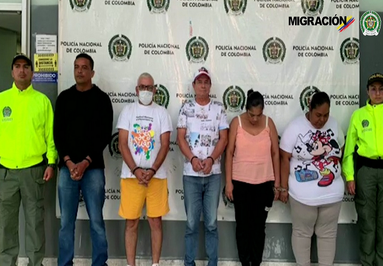 desarticulada red documentos falsos Colombia