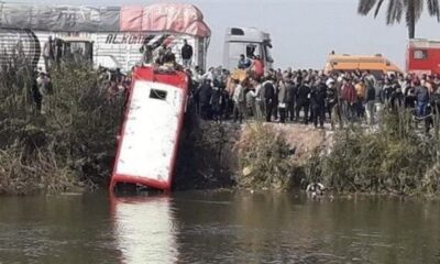 Autobús cayó en el río Nilo-acn