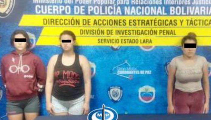 Detenidas tres mujeres por prostitución infantil en Lara-acn