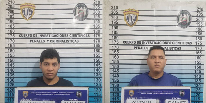 Detenidos dos cooperadores del Tren de Aragua-acn