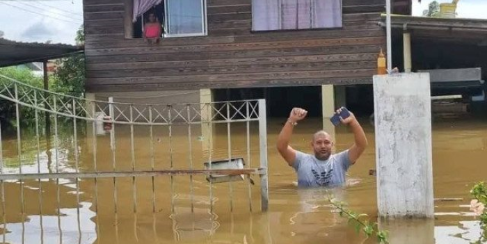 venezolanos inundaciones en Trinidad y Tobago-acn