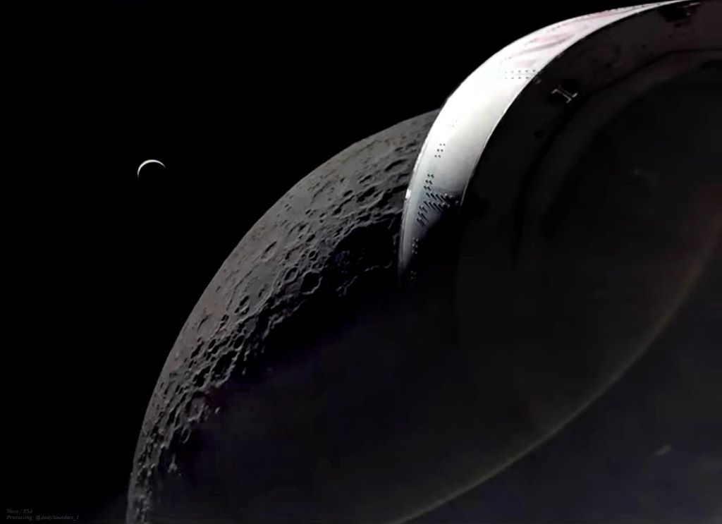 Nave Orión vuelve a acercarse a la Luna - noticiacn