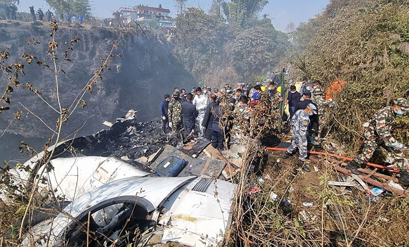 avión se estrelló en Nepal-acn