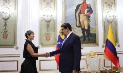 Maduro recibe a la primera dama de Colombia - noticiacn