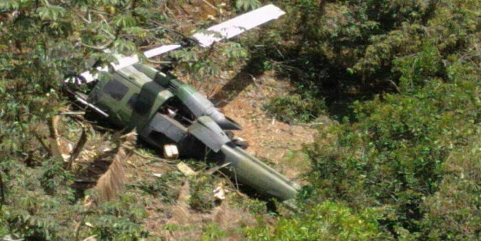 cuatro muertos accidente helicóptero Colombia-acn